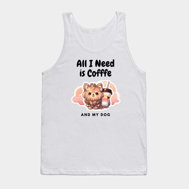 All I need is Coffee and My Dog Tank Top by DressedInnovation